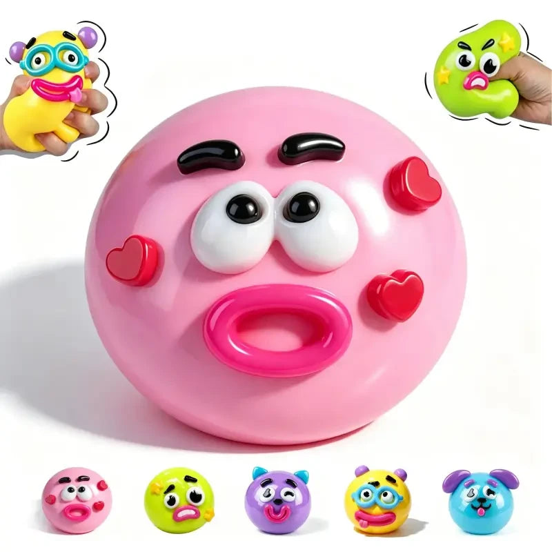 Smushers Dog Face Swap Slow Rise Squeeze Toy